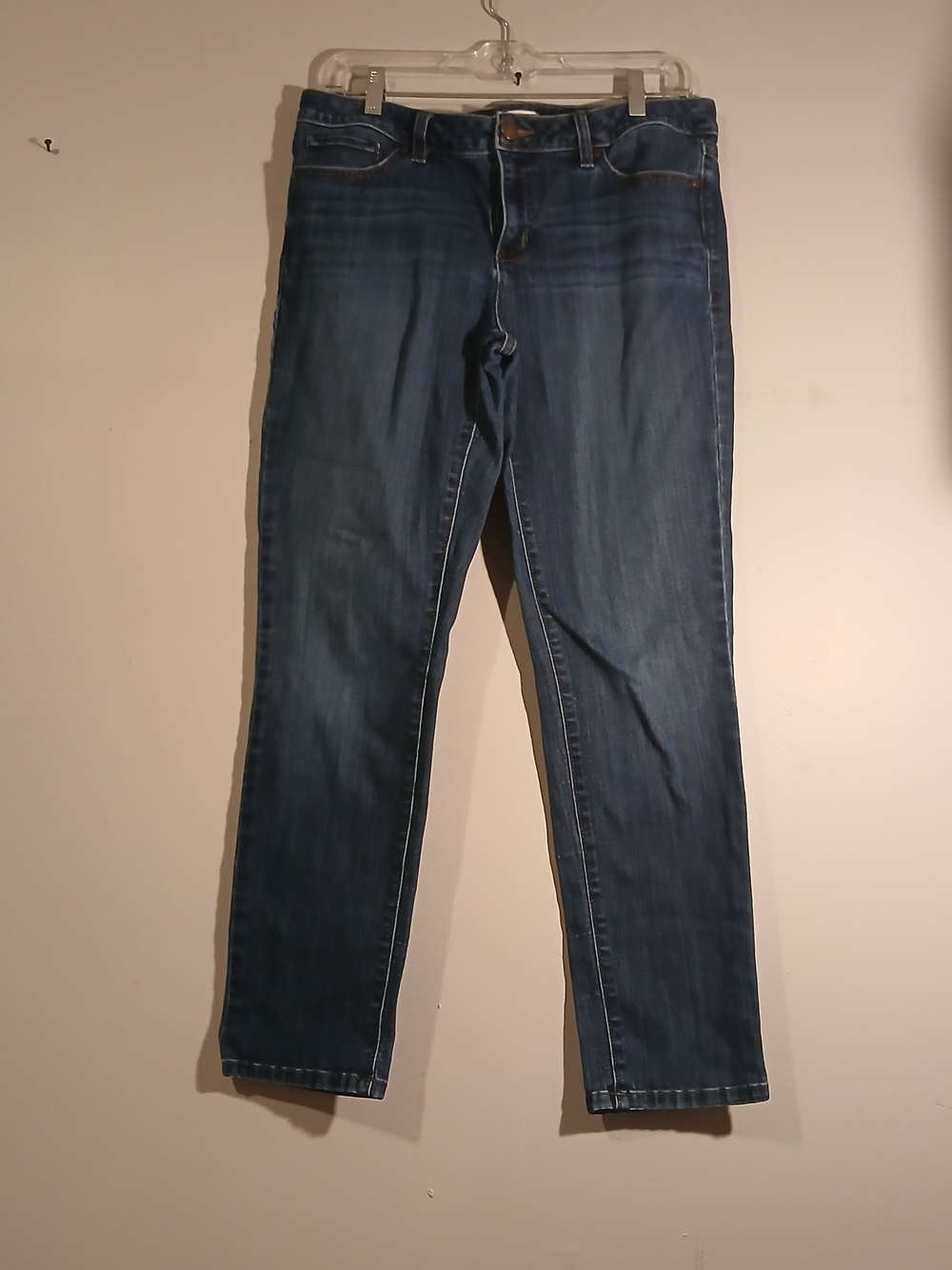 LC Lauren Conrad Ladies Dark Blue Boot Cut Jeans. Size 12